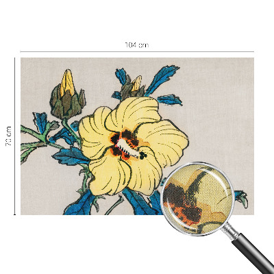 Fotobehang voor kinderkamer Gele bloem