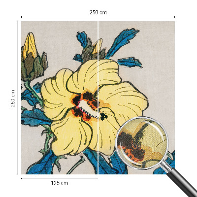 Fotobehang voor kinderkamer Gele bloem