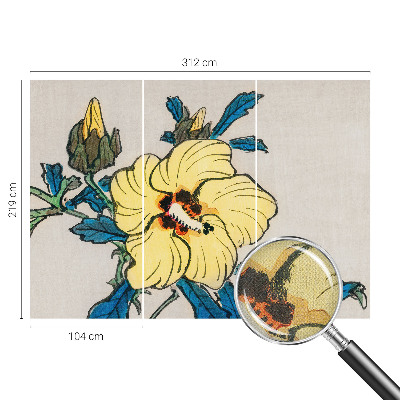 Fotobehang voor kinderkamer Gele bloem