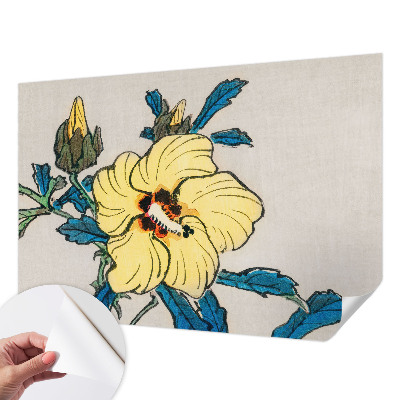 Fotobehang voor kinderkamer Gele bloem