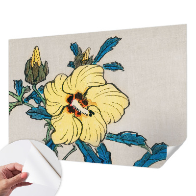 Fotobehang voor kinderkamer Gele bloem