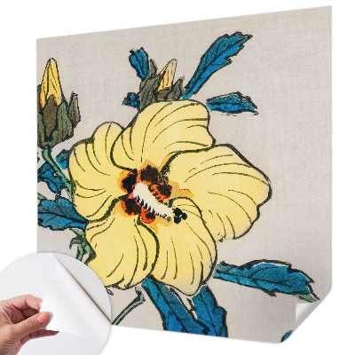 Fotobehang voor kinderkamer Gele bloem