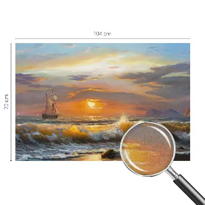 Zelfklevend fotobehang op maat met zeepanorama