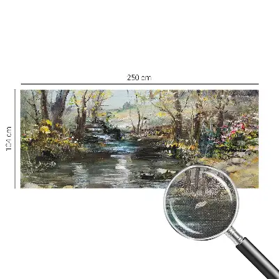 Fotobehang zelfklevend met het motief 'Bosbeek'