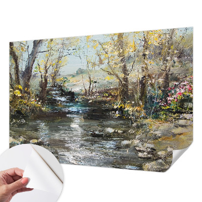 Fotobehang zelfklevend Bosbeek