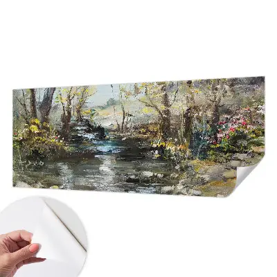 Fotobehang zelfklevend met het motief 'Bosbeek'