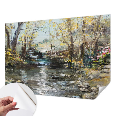 Fotobehang zelfklevend Bosbeek