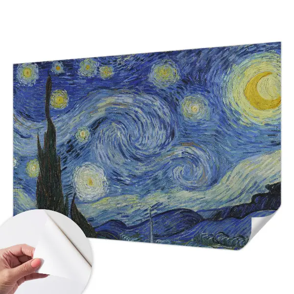 Foto behang voor de kinderkamer met het ontwerp 'Nachtvortex'