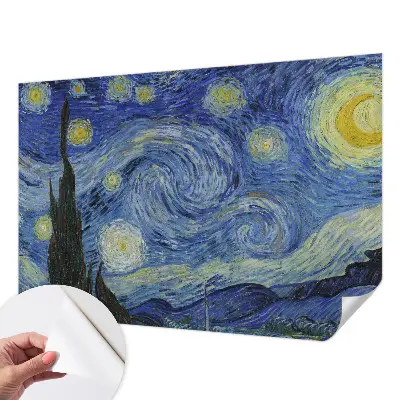 Foto behang voor de kinderkamer met het ontwerp 'Nachtvortex'