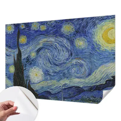 Foto behang voor de kinderkamer met het ontwerp 'Nachtvortex'