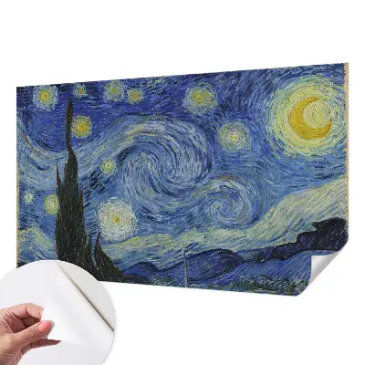 Foto behang voor de kinderkamer met het ontwerp 'Nachtvortex'