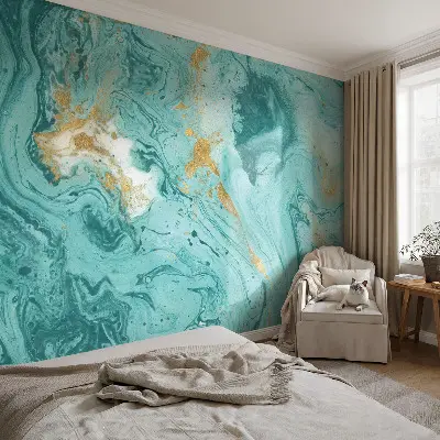 Fotobehang kinderkamer met motief van zeegolven