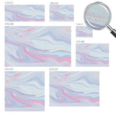 Fotobehang voor kinderkamer met een pastelkleurige werveling als dessin