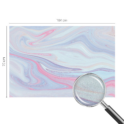 Fotobehang voor kinderkamer met een pastelkleurige werveling als dessin