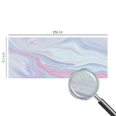Fotobehang voor kinderkamer met een pastelkleurige werveling als dessin