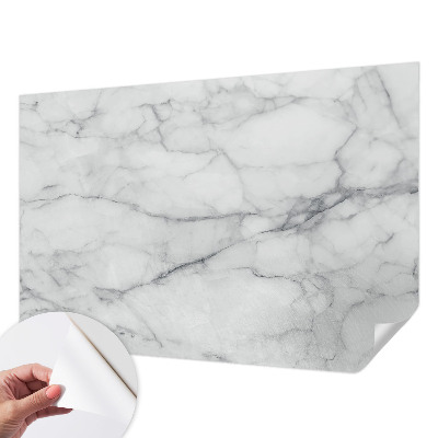 Fotobehang voor de kinderkamer met een elegante marmeren print