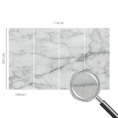 Fotobehang voor de kinderkamer met een elegante marmeren print