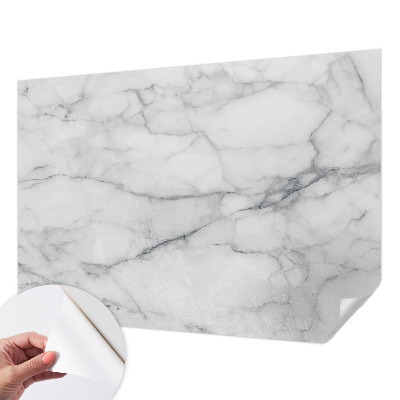 Fotobehang voor de kinderkamer met een elegante marmeren print