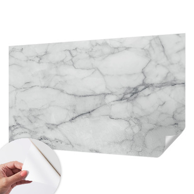 Fotobehang voor de kinderkamer met een elegante marmeren print