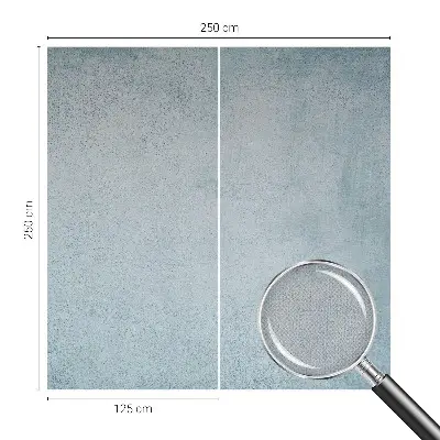 Foto behang voor de keuken met grijs betonmotief