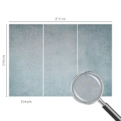 Foto behang voor de keuken met grijs betonmotief