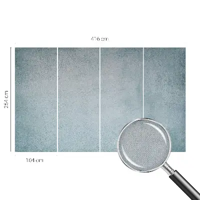 Foto behang voor de keuken met grijs betonmotief