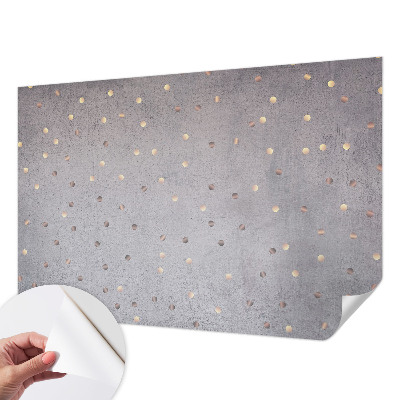 Zelfklevende behangsticker Symmetrische stippen