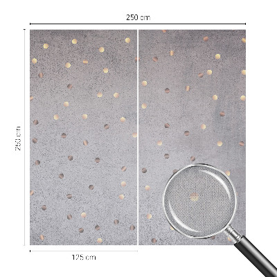 Zelfklevende behangsticker Symmetrische stippen