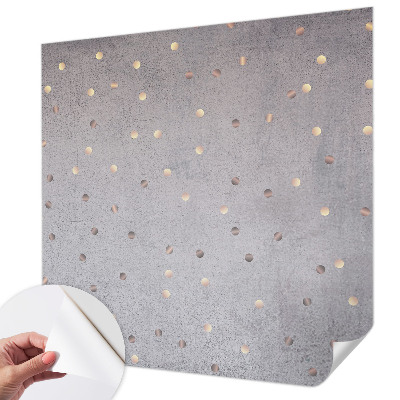 Zelfklevende behangsticker Symmetrische stippen