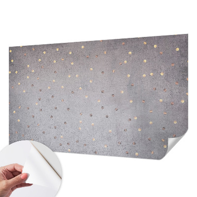 Zelfklevende behangsticker Symmetrische stippen