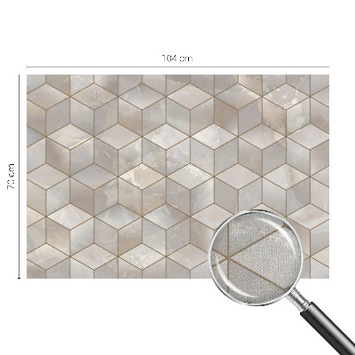 3D fotobehang Geometrische mozaïek