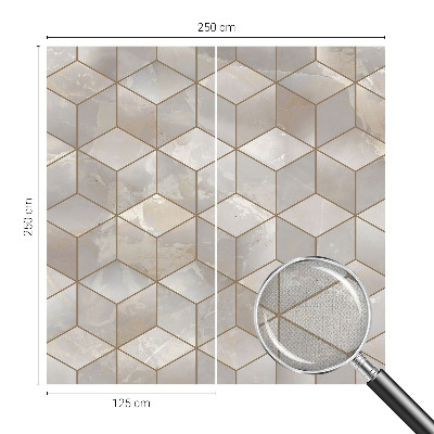 3D fotobehang Geometrische mozaïek