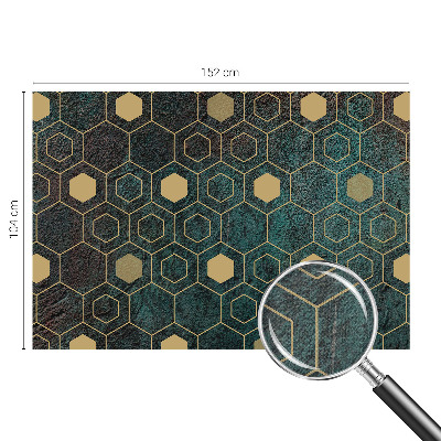 Fotobehang kinderkamer Geometrische zeshoeken