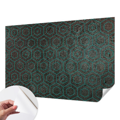 Fotobehang voor de kinderkamer met een geometrisch patroon