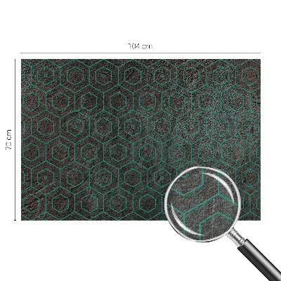 Fotobehang voor de kinderkamer met een geometrisch patroon