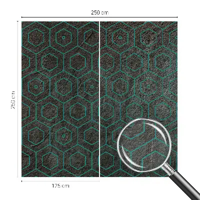 Fotobehang voor de kinderkamer met een geometrisch patroon