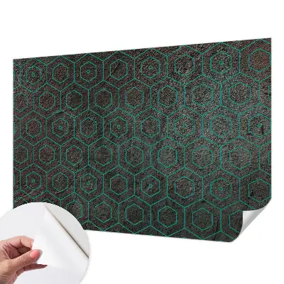 Fotobehang voor de kinderkamer met een geometrisch patroon