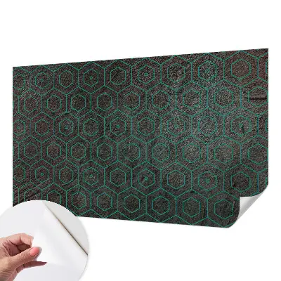 Fotobehang voor de kinderkamer met een geometrisch patroon
