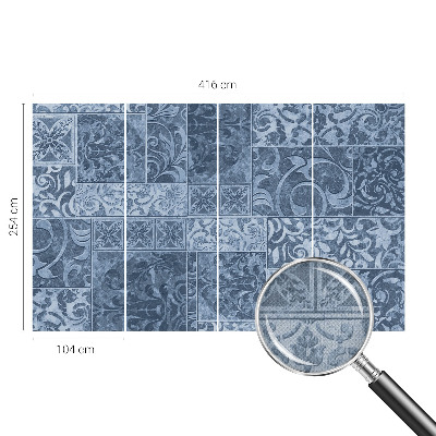 Fotobehang voor kinderkamer Plantenornamenten