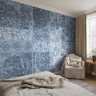 Fotobehang voor kinderkamer Plantenornamenten