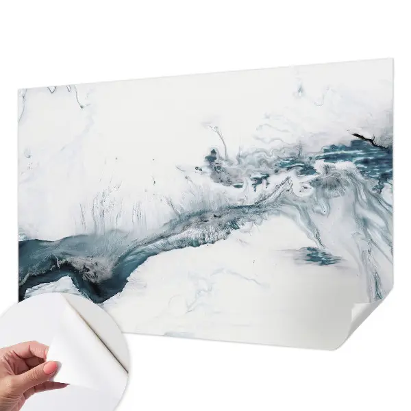 Foto behang voor de keuken met een abstract en elegant ontwerp