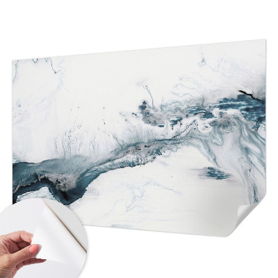 Foto behang voor de keuken met een abstract en elegant ontwerp