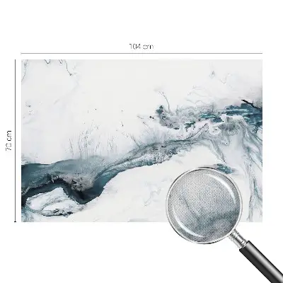 Foto behang voor de keuken met een abstract en elegant ontwerp