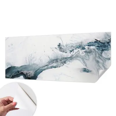 Foto behang voor de keuken met een abstract en elegant ontwerp