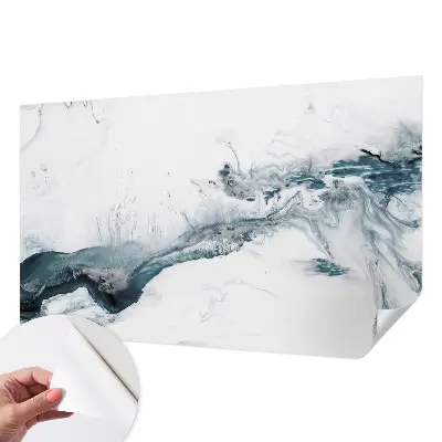Foto behang voor de keuken met een abstract en elegant ontwerp