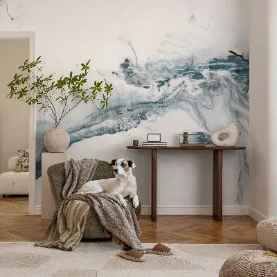 Foto behang voor de keuken met een abstract en elegant ontwerp