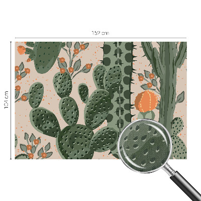 Zelfklevend fotobehang Groene cactussen