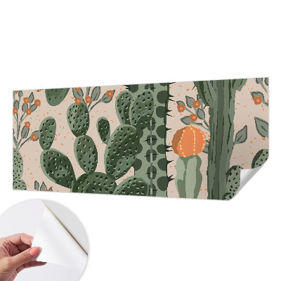 Zelfklevend fotobehang Groene cactussen