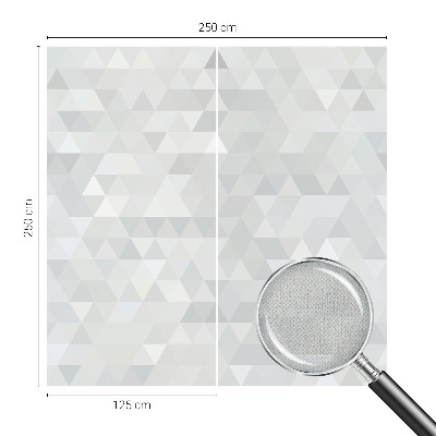 Zelfklevend fotobehang op maat Grijs patroon