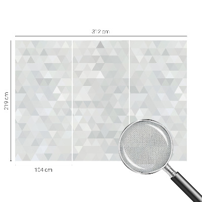 Zelfklevend fotobehang op maat Grijs patroon